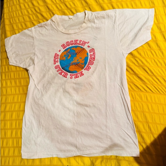 John Fogerty Rocking All Over The World Concert Tour Tee Shirt - Picture 3 of 3